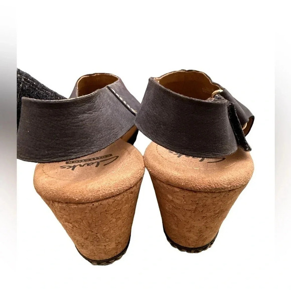 Clarks soft cushion cork wedge heel - Picture 11 of 11